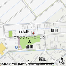 愛知県豊橋市瓜郷町八反田27周辺の地図
