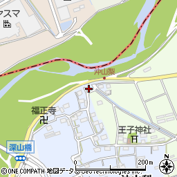 静岡県袋井市沖山梨37周辺の地図
