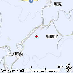 京都府相楽郡和束町撰原御明平周辺の地図