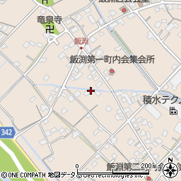 静岡県焼津市飯淵575-2周辺の地図