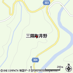 島根県浜田市三隅町井野周辺の地図