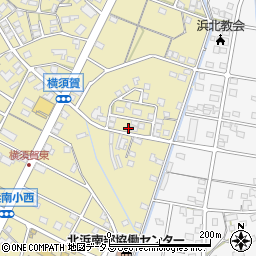 静岡県浜松市浜名区横須賀304周辺の地図