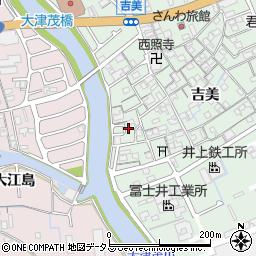 兵庫県姫路市大津区吉美738周辺の地図