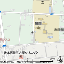 静岡県浜松市中央区豊岡町18周辺の地図