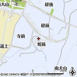 愛知県西尾市吉良町乙川蛇抜6-1周辺の地図