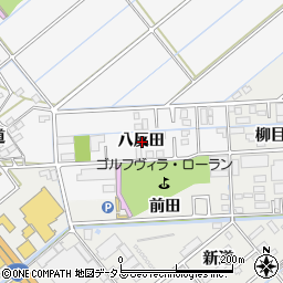 愛知県豊橋市瓜郷町八反田周辺の地図
