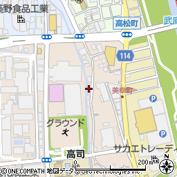 アニメート仁川周辺の地図