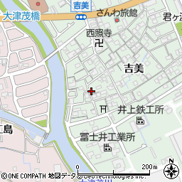 兵庫県姫路市大津区吉美731周辺の地図