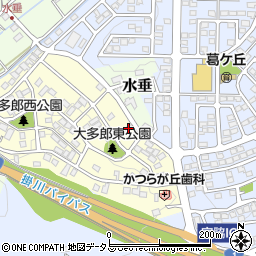 静岡県掛川市大多郎75周辺の地図