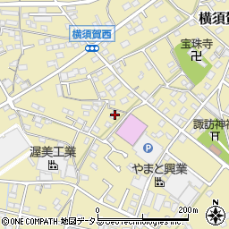 静岡県浜松市浜名区横須賀1171周辺の地図
