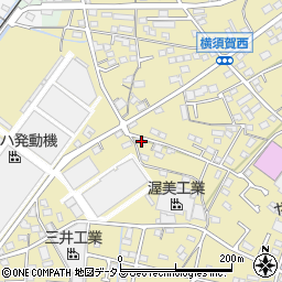 静岡県浜松市浜名区横須賀1736周辺の地図