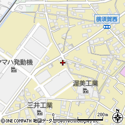 静岡県浜松市浜名区横須賀1766周辺の地図