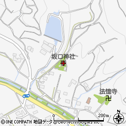 坂口神社周辺の地図