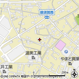 静岡県浜松市浜名区横須賀1178周辺の地図