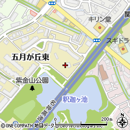 大阪府吹田市五月が丘東3周辺の地図