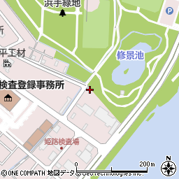 兵庫県姫路市飾磨区中島3262周辺の地図