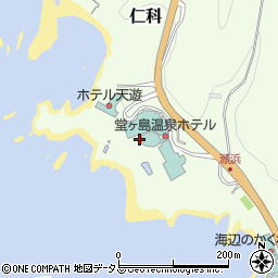 堂ヶ島温泉周辺の地図