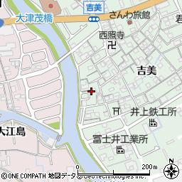 兵庫県姫路市大津区吉美735周辺の地図