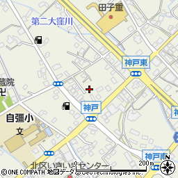 静岡県榛原郡吉田町神戸1652周辺の地図