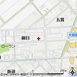 愛知県豊橋市下地町柳目22周辺の地図