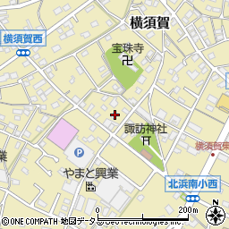 静岡県浜松市浜名区横須賀1129周辺の地図