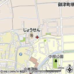 兵庫県たつの市御津町朝臣129周辺の地図