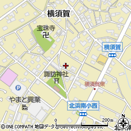 静岡県浜松市浜名区横須賀202周辺の地図