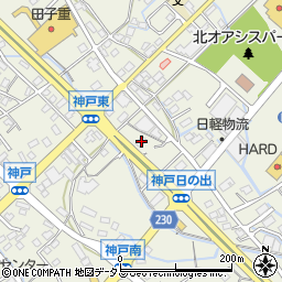 静岡県榛原郡吉田町神戸2187周辺の地図