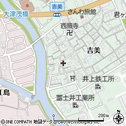 兵庫県姫路市大津区吉美730周辺の地図