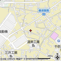 静岡県浜松市浜名区横須賀1725周辺の地図