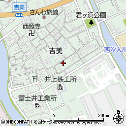 兵庫県姫路市大津区吉美354-5周辺の地図