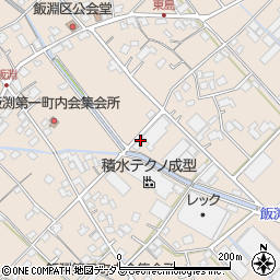 静岡県焼津市飯淵861-2周辺の地図