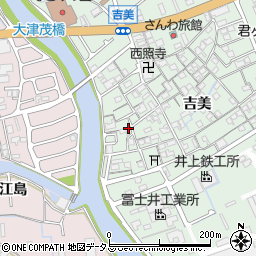 兵庫県姫路市大津区吉美732周辺の地図