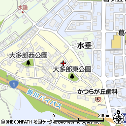 静岡県掛川市大多郎79周辺の地図