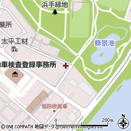 兵庫県姫路市飾磨区中島3305周辺の地図