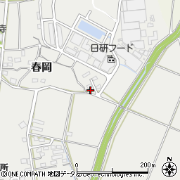 静岡県袋井市春岡986-2周辺の地図
