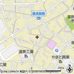 静岡県浜松市浜名区横須賀1181周辺の地図
