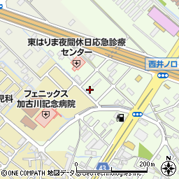 兵庫県加古川市東神吉町西井ノ口382周辺の地図