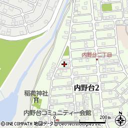 静岡県浜松市浜名区内野台2丁目22周辺の地図