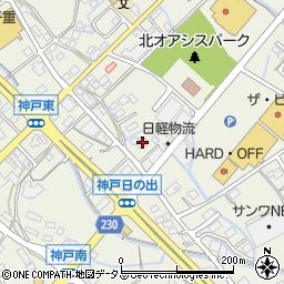 静岡県榛原郡吉田町神戸694周辺の地図