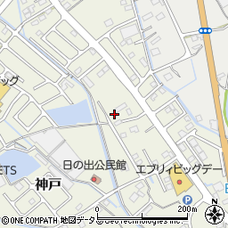 静岡県榛原郡吉田町神戸174周辺の地図