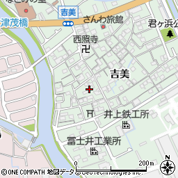 兵庫県姫路市大津区吉美723周辺の地図