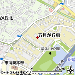 大阪府吹田市五月が丘東8周辺の地図