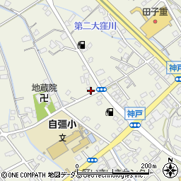 静岡県榛原郡吉田町神戸1673周辺の地図