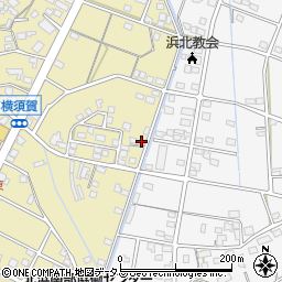 静岡県浜松市浜名区横須賀332周辺の地図