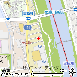 兵庫県宝塚市美幸町9-8周辺の地図
