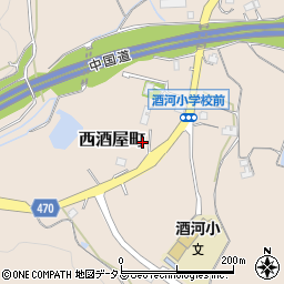 広島県三次市西酒屋町847周辺の地図