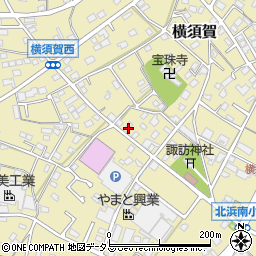 静岡県浜松市浜名区横須賀1124周辺の地図