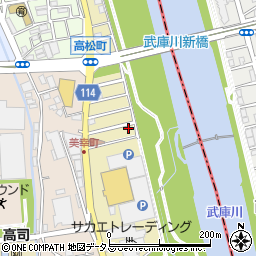 兵庫県宝塚市美幸町9-9周辺の地図