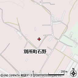 兵庫県三木市別所町石野1344周辺の地図
